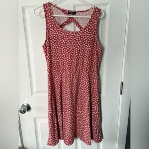Women’s Red Floral Sleeveless Midi Dress by Rue21